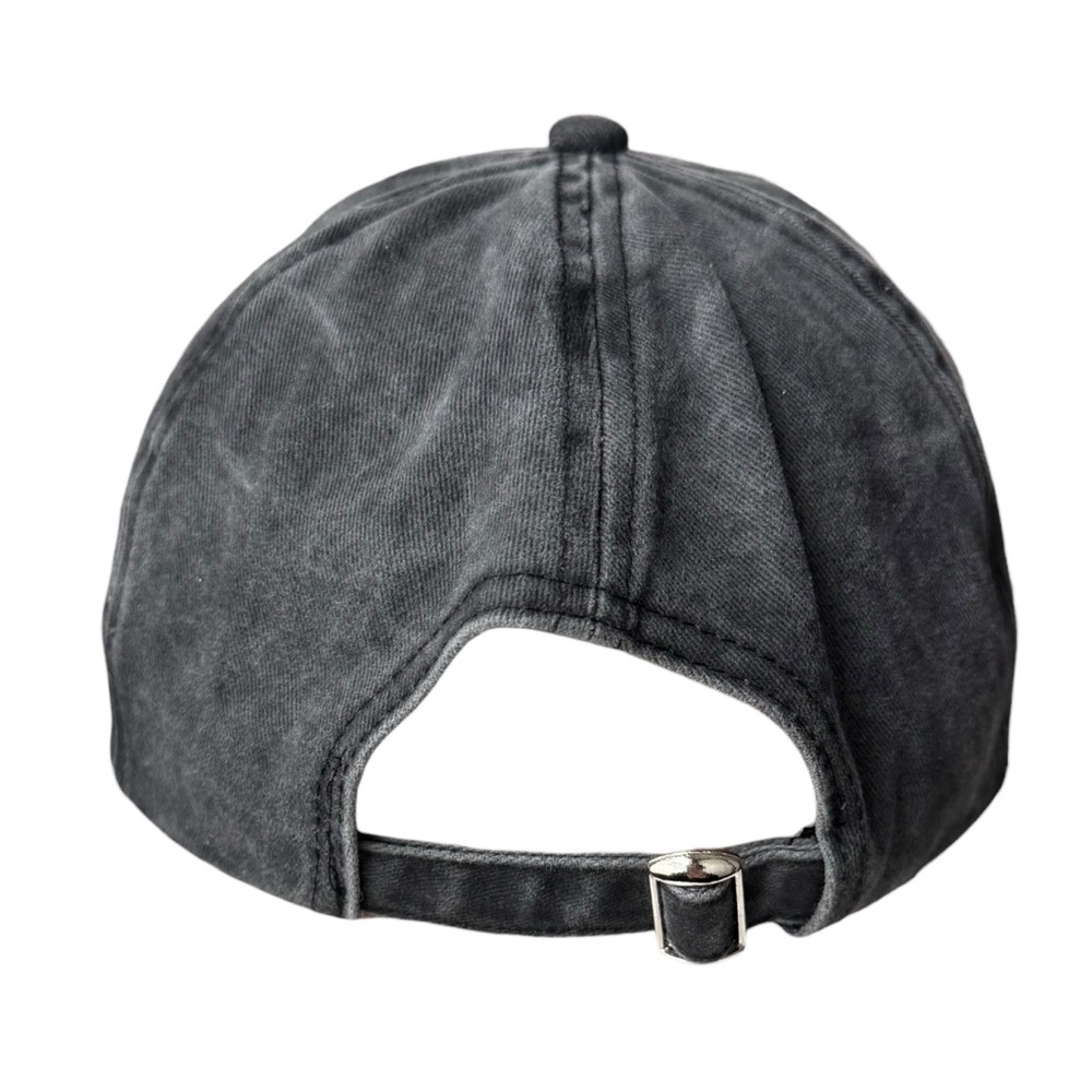4/$25 Rosebud Motel Schitts Creek Baseball Cap Hat Adjustable Gray Acid Wash - Picture 6 of 9